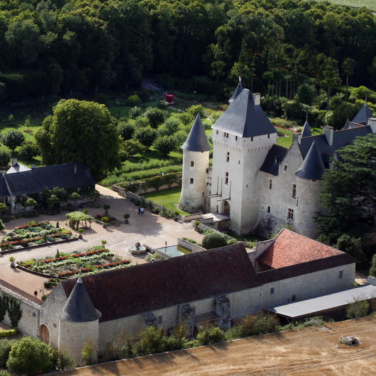 riveau castle chateau loire valley truffles truffes